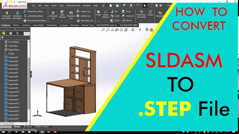Conversion from .SLDASM to .FBX. Transform from SolidWorks .